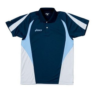 アシックス（asics） XK1049 ゲームシャツHS Men's L 5010（ネイビー×ライトシルバー）