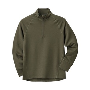 プロモンテ（PuroMonte） メリノパイルアンダーウォームジップ Men's XL オリーブ