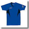 アシックス（asics） XS1135 ゲームシャツHS Men's M 45（ブルー）