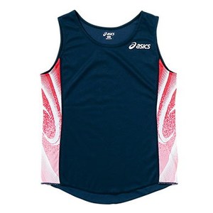 アシックス（asics） XT2027 ランニングシャツ Women's M 50（ネイビー）