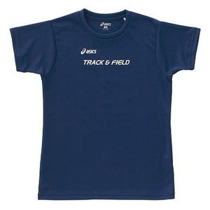 アシックス（asics） プリントTシャツHS Women's M 50B（ネイビーB）