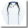 アシックス（asics） XW1292 ゲームシャツ（長袖） Men's XO 0143（ホワイト×ロイヤルブルー）