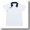 アシックス（asics） XW1293 ゲームシャツ（半袖） Men's O 0150（ホワイト×ネイビー）