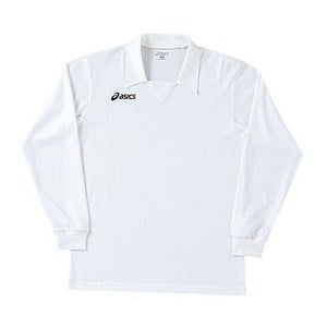 アシックス（asics） ゲームシャツ（長袖） Men's L 0101（ホワイト×ホワイト）