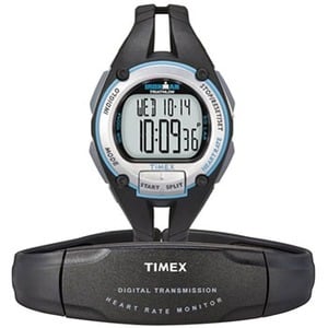 TIMEX（タイメックス） アイアンマン ハートレートモニター 50ラップ ミッド ブラック×ブルー