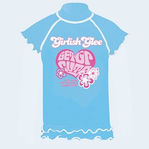 getup cute（ゲットアップ キュート） CCR-31222 ラッシュ 長袖 100cm LT.BLUE