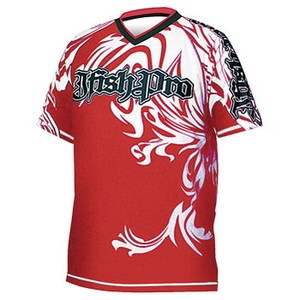 J-FISH プロ エクストリームライダーシャツ 半袖 Men's M RED