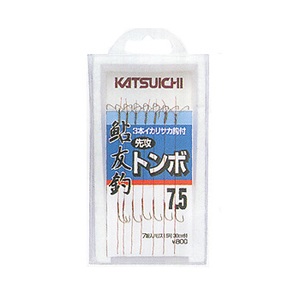 カツイチ（KATSUICHI） 3本錨サカ針付先攻トンボ 7組入（ハリス30cm付） 7.5号