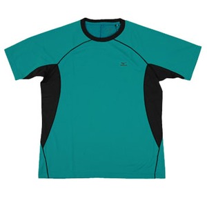 ミズノ（MIZUNO） ソーラーカット半袖Tシャツ Men's XL 24（ターコイズ）