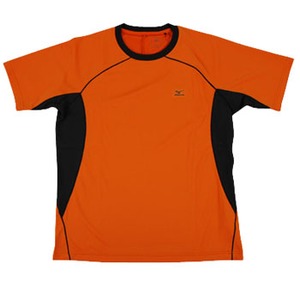 ミズノ（MIZUNO） ソーラーカット半袖Tシャツ Men's XL 54（オレンジ）