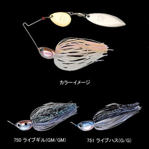 NORIES（ノリーズ） ウインドレンジ タンデムウィロー 1／2oz 751 ライブハス（G／G）