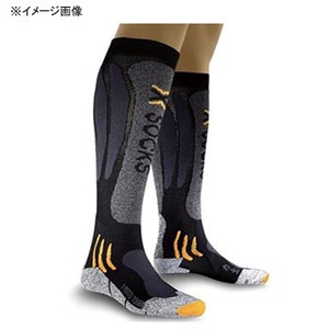 X SOCKS（Xソックス） モトツーリングロング L 13（ブラック×アンスラサイト）