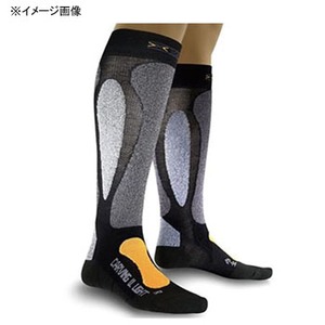 X SOCKS（Xソックス） スキーカービング Uライト M 39（ブラック×オレンジ）