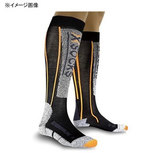 X SOCKS（Xソックス） スキー アドレナリン L 39（ブラック×オレンジ ）