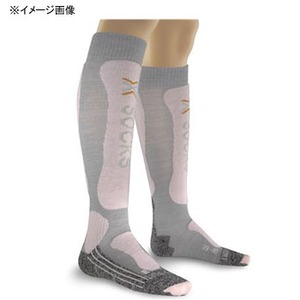 X SOCKS（Xソックス） スキー・コンフォート・スーパーソフト・レディ M E6（パールグレーピンク）