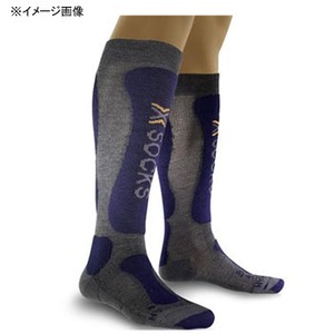 X SOCKS（Xソックス） スキーコンフォート S 41（グレー×ブルー）