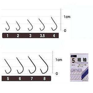 オーナー針 OH 細袖 6号 茶