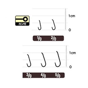 オーナー針 OH落し込みチヌ 5／0号 黒