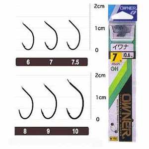 オーナー針 OHイワナ 6号 青