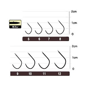 オーナー針 OHアブミ 10号 白