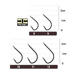 オーナー針 OH船メバル 8号 白