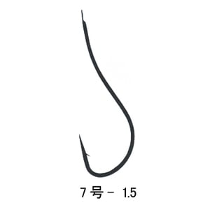 がまかつ（Gamakatsu） 流線袖 糸付 7号-1.5 白