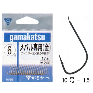 がまかつ（Gamakatsu） メバル専用 糸付 10号-1.5 白