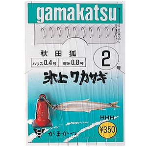 がまかつ（Gamakatsu） 3H氷上ワカサギ 秋田狐10本鈎 3.5号-0.6 茶