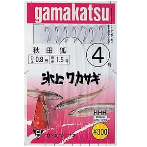 がまかつ（Gamakatsu） 3H氷上ワカサギ 秋田狐 7本鈎 3.5号-0.6 茶