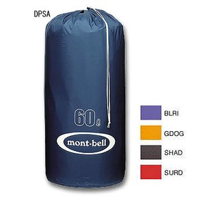 モンベル（montbell） ハイドロプロ スタッフバッグ 60L 直径35×85cm ゴールデンオレンジ（GDOG）