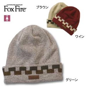 Fox Fire（フォックスファイヤー） ループヤーンニットハット フリー ワイン