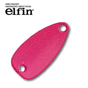 タックルハウス（TACKLE HOUCE） elfin スプーンII サーフェイスモデル 2.2g No.5 蛍光ピンク