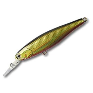 ノースクラフト（NORTH CRAFT） DOWN CROSS MINNOW（ダウンクロスミノー） トレブルフックモデル 76mm LBGR（レーザー金黒赤腹）