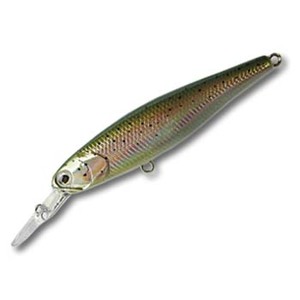 ノースクラフト（NORTH CRAFT） DOWN CROSS MINNOW（ダウンクロスミノー） トレブルフックモデル 76mm RBW（レインボートラウト）