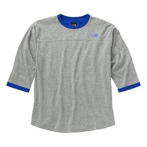 THE NORTH FACE（ザ・ノースフェイス） RINGER 3／4 TEE Men’s S Z（ミックスグレー）