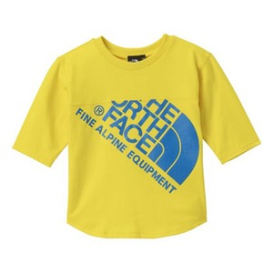 THE NORTH FACE（ザ・ノースフェイス） JUMBO LOGO 3／4 TEE KID’s 130 LE（レモン）