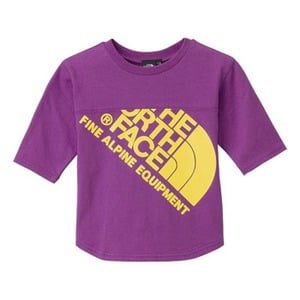 THE NORTH FACE（ザ・ノースフェイス） JUMBO LOGO 3／4 TEE KID’s 120 MM（マジックマゼンタ）