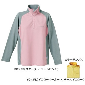 モンベル（montbell） WIC.ブリーズスパン ハイネック クリックシャツ Women's S YO×PL（イエローオーカー×ペールイエロー）