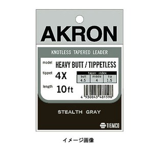 ティムコ（TIEMCO） AKRON ヘビーバット・リーダー 10ft ステルスグレー