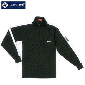 がまかつ（Gamakatsu） GM-5014 NANO-PEL ジップシャツ M ブラック／グレー