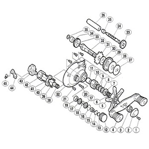 シマノ（SHIMANO） パーツ：スコーピオン クイックファイヤー ハンドル組 No004