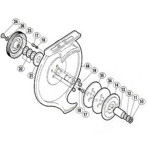 シマノ（SHIMANO） フリーストーンFV 7 パーツ：スプール軸座金（B）（部品No.012）