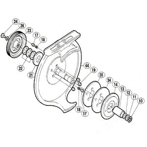 シマノ（SHIMANO） フリーストーンFV 7 パーツ：ドラグツマミ（部品No.023）