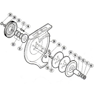 シマノ（SHIMANO） フリーストーンFV 3 パーツ：ローラークラッチインナーチューブ（部品No.013）