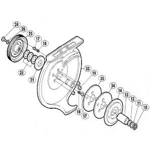 シマノ（SHIMANO） フリーストーンFV 5 パーツ：ドラグツマミ（部品No.023）