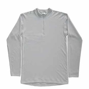 ファイントラック（finetrack） スパイルフィルMW ジップネック MEN'S M PG（パールグレー）