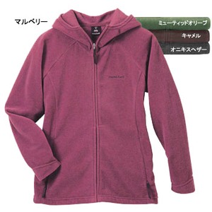 モンベル（montbell） シャミース フーデッドパーカ Women's M オニキスヘザー（OXH）