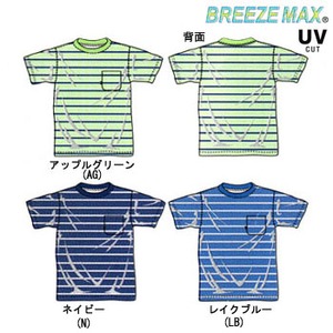 LATERRA（ラテラ） ブリーズマックスボーダーTシャツ M レイクブルー（LB）