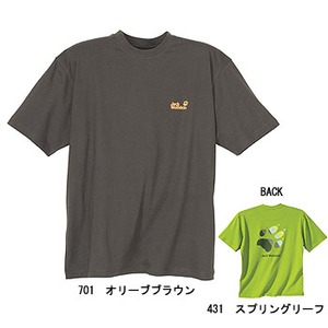 Jack Wolfskin（ジャックウルフスキン） タッツTシャツ S 701（オリーブブラウン）