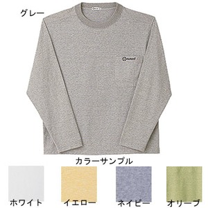 ムッシュ（MUSSHU） エコマジックメンズ長袖Tシャツ LL ネイビー